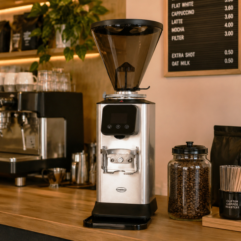 Moulin &agrave; caf&eacute; 1kg avec dosage automatique - Combisteel - 7547.0005