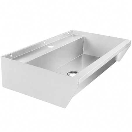&Eacute;vier inox 1 robinet 600x360x135mm - Combisteel - 7490.0340