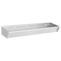 &Eacute;vier inox 4 robinets 1800x360x135mm - Combisteel - 7490.0350
