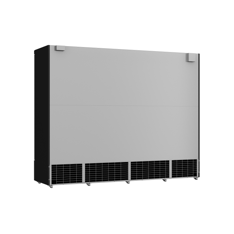 Cong&eacute;lateur 4 portes en verre noir jde-2025f bl *transport sur demande* - Combisteel - 7455.2252