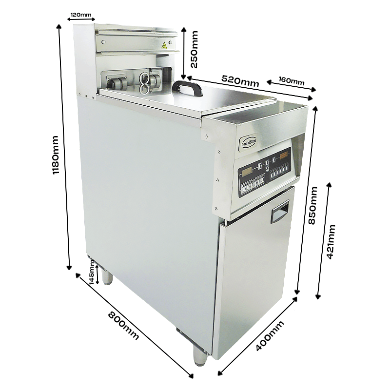 Friteuse &eacute;lectriques 1x 25l - Combisteel - 7509.0005