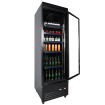 R&eacute;frig&eacute;rateur 1 porte en verre noir ceb-500r bl - Combisteel - 7526.0100