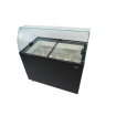 Vitrine &agrave; creme glac&eacute;e java noir 8x5 ltr - Combisteel - 7472.0129
