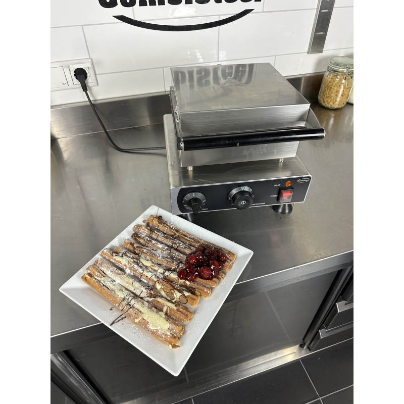 Gaufrier 10pcs churros - Combisteel - 7540.0105