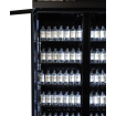 R&eacute;frig&eacute;rateur 2 portes en verre noir irm-770r bl - Combisteel - 7455.3150
