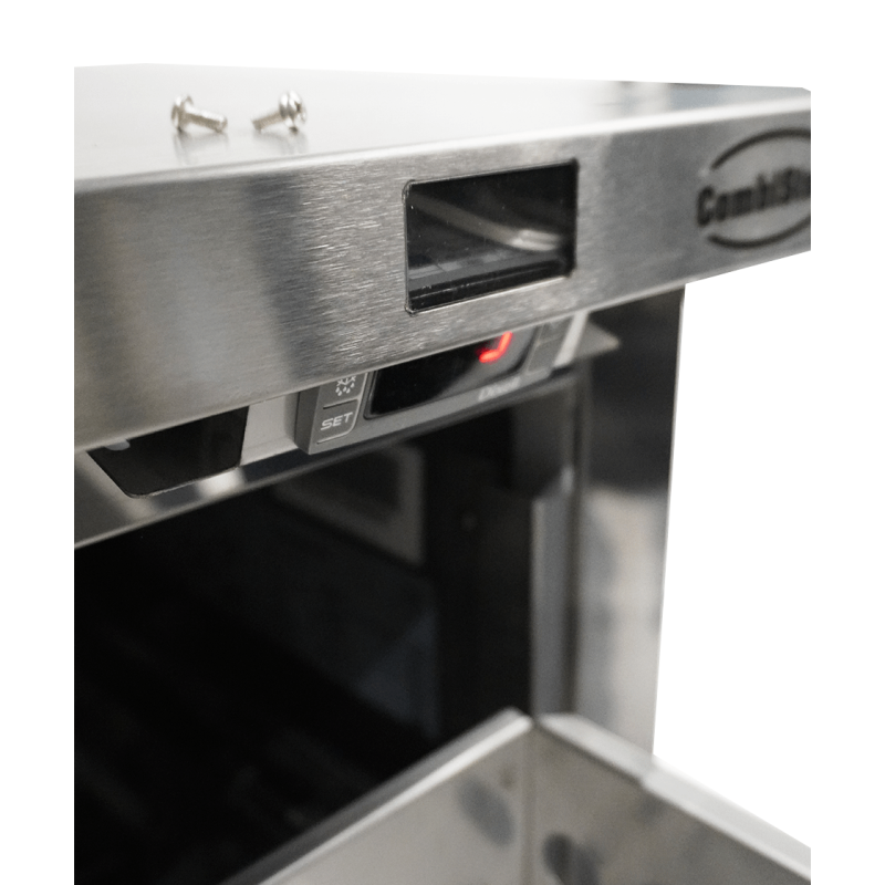 Vriezer in roestvrij staal 2 laden - Combisteel - 7450.0265