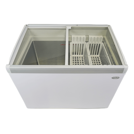 Cong&eacute;lateur bahut couvercle en verre lotte 336l - Combisteel - 7086.0030