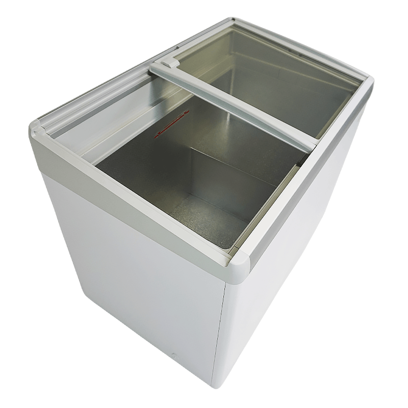 Cong&eacute;lateur bahut couvercle en verre lotte 336l - Combisteel - 7086.0030