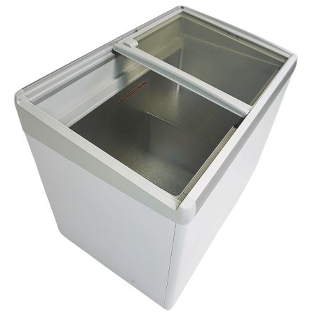 Cong&eacute;lateur bahut couvercle en verre lotte 336l - Combisteel - 7086.0030
