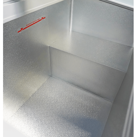 Cong&eacute;lateur bahut couvercle en verre lotte 336l - Combisteel - 7086.0030