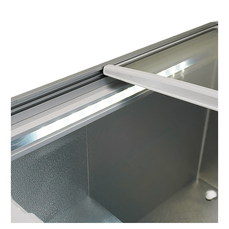 Cong&eacute;lateur bahut couvercle en verre lotte 336l - Combisteel - 7086.0030
