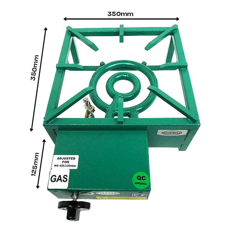 Gasbrandер 350x350mm 11kw - Combisteel - 7178.1225