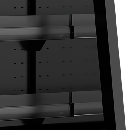 Vitrine r&eacute;frig&eacute;r&eacute;e pour supermarch&eacute; Galaxy+ GPL26FGD Black / DF - TEFCOLD - 68558