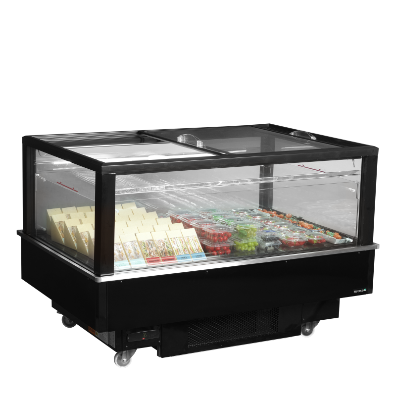 Koelkast/vrieskast zwart impulse EIB-D1015-B1 - TEFCOLD - 69332