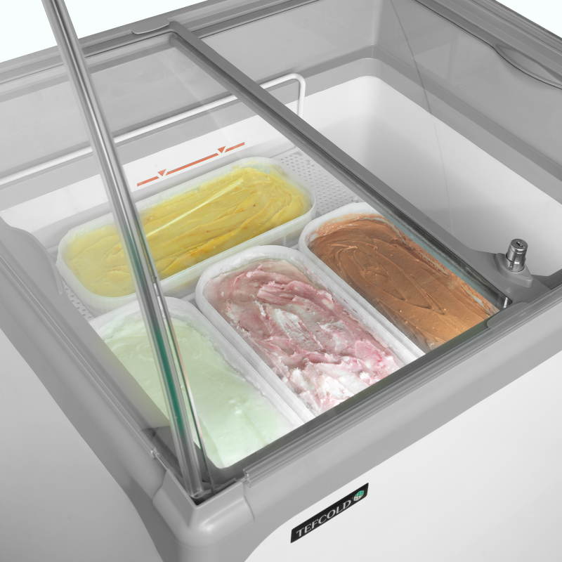 Cong&eacute;lateur de cr&egrave;me glac&eacute;e NIC202SC-SO - TEFCOLD - 71330