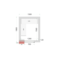 CRNF1518 Shelf Rack System Kit - TEFCOLD - 45511