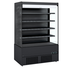 Vitrine r&eacute;frig&eacute;r&eacute;e libre service noir (CRON BK) MCB90 - TEFCOLD - 45584