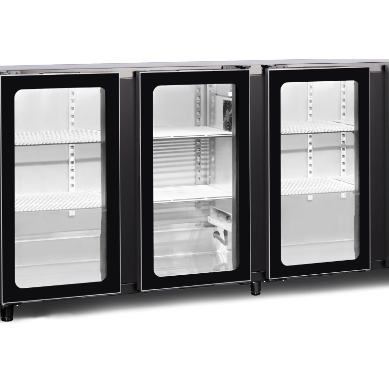 Desserte de bar  portes vitr&eacute;es TBC4G 267B - TEFCOLD - 45613