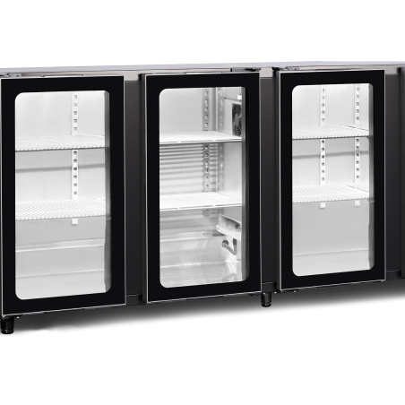 Desserte de bar  portes vitr&eacute;es TBC4G 267B - TEFCOLD - 45613