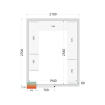 CRPF2127 Shelf Rack System Kit - TEFCOLD - 45720