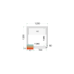 CRPF1212 / CRPF1215 Shelf Rack System Kit - TEFCOLD - 46196