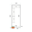 CRPF1230 Shelf Rack System Kit - TEFCOLD - 46201