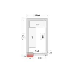 CRNF1221 Shelf Rack System Kit - TEFCOLD - 46220