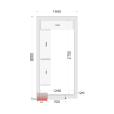 CRNF1530 Shelf Rack System Kit - TEFCOLD - 46225