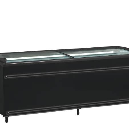 R&eacute;frig&eacute;rateur / cong&eacute;lateur de supermarch&eacute; noir SFI210B-CF VS - TEFCOLD - 41061