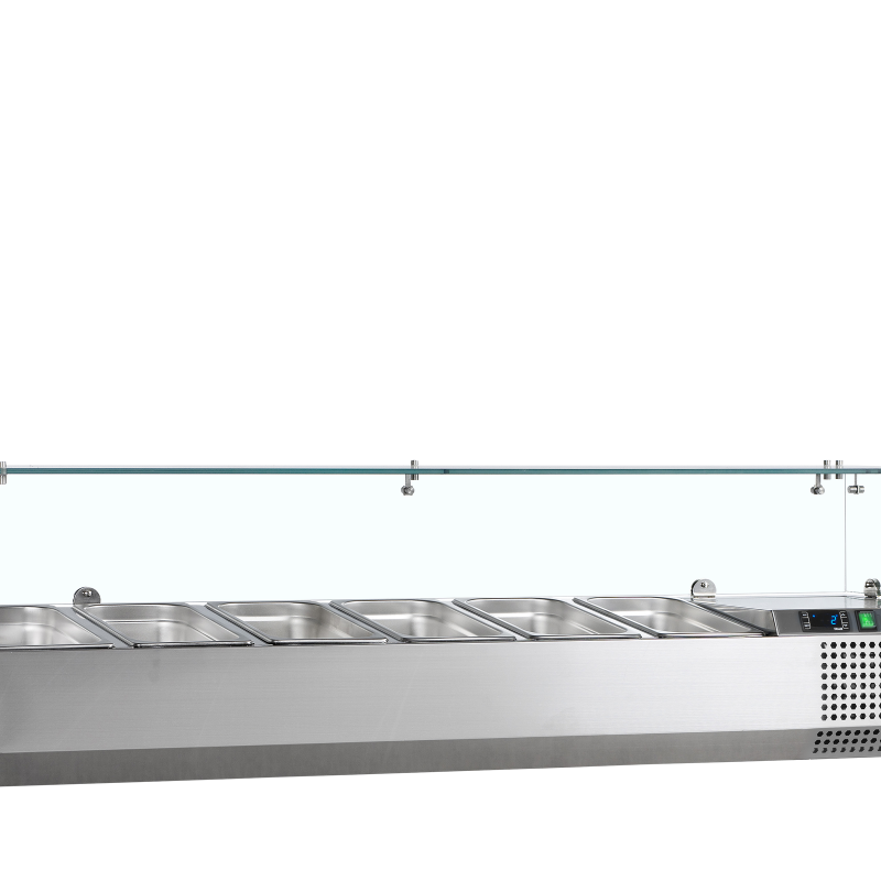Vitrine r&eacute;frig&eacute;r&eacute;e GN1/4 VK33-140 - TEFCOLD - 16501
