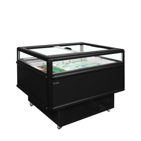 R&eacute;frig&eacute;rateur/cong&eacute;lateur noir pour achats impulsifs UHD201 /Black - TEFCOLD - 48825