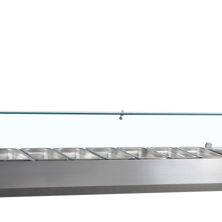 Vitrine r&eacute;frig&eacute;r&eacute;e GN1/4 VK33-180 - TEFCOLD - 16508