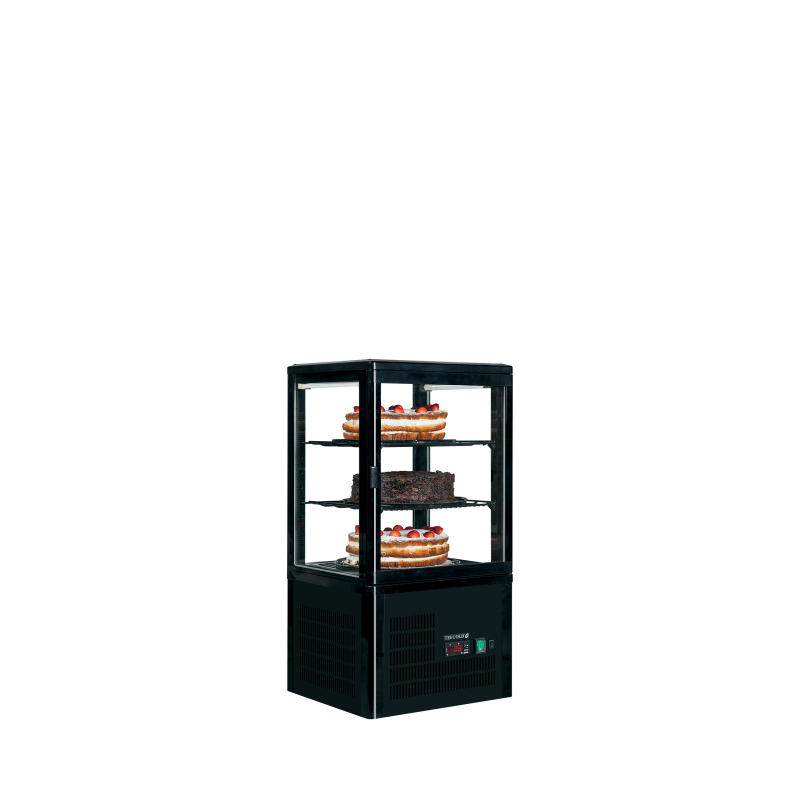 Vitrine r&eacute;frig&eacute;r&eacute;e pour comptoir UPD60-BLACK - TEFCOLD - 16061
