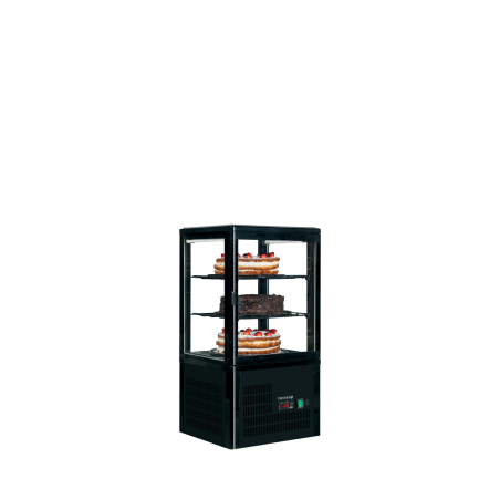 Vitrine r&eacute;frig&eacute;r&eacute;e pour comptoir UPD60-BLACK - TEFCOLD - 16061