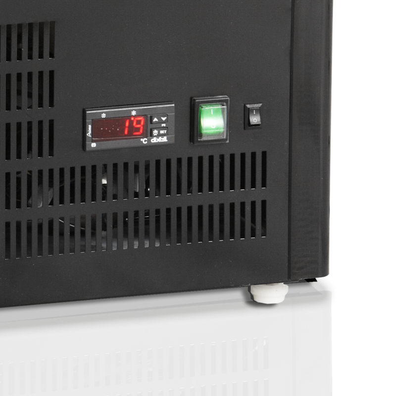Vitrine r&eacute;frig&eacute;r&eacute;e pour comptoir UPD60-BLACK - TEFCOLD - 16061