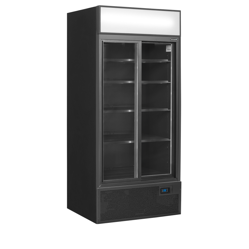 Zwarte koelvitrine FSC891S Black - TEFCOLD - 49273