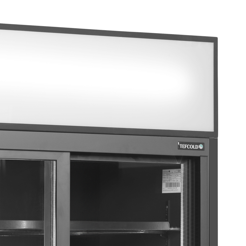 Zwarte koelvitrine FSC891S Black - TEFCOLD - 49273