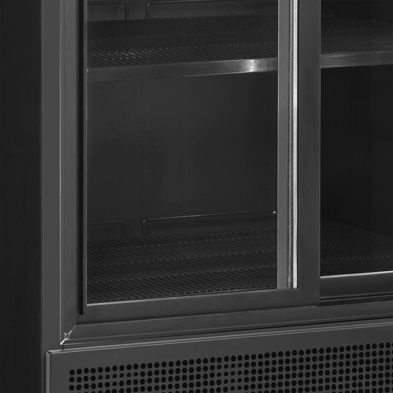 Zwarte koelvitrine FSC891S Black - TEFCOLD - 49273