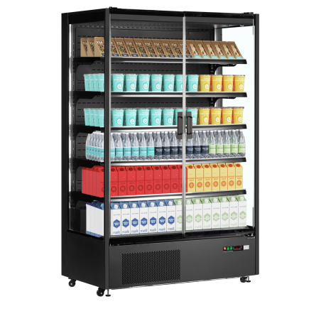 Vitrine r&eacute;frig&eacute;r&eacute;e pour supermarch&eacute; PC1250B - TEFCOLD - 47447