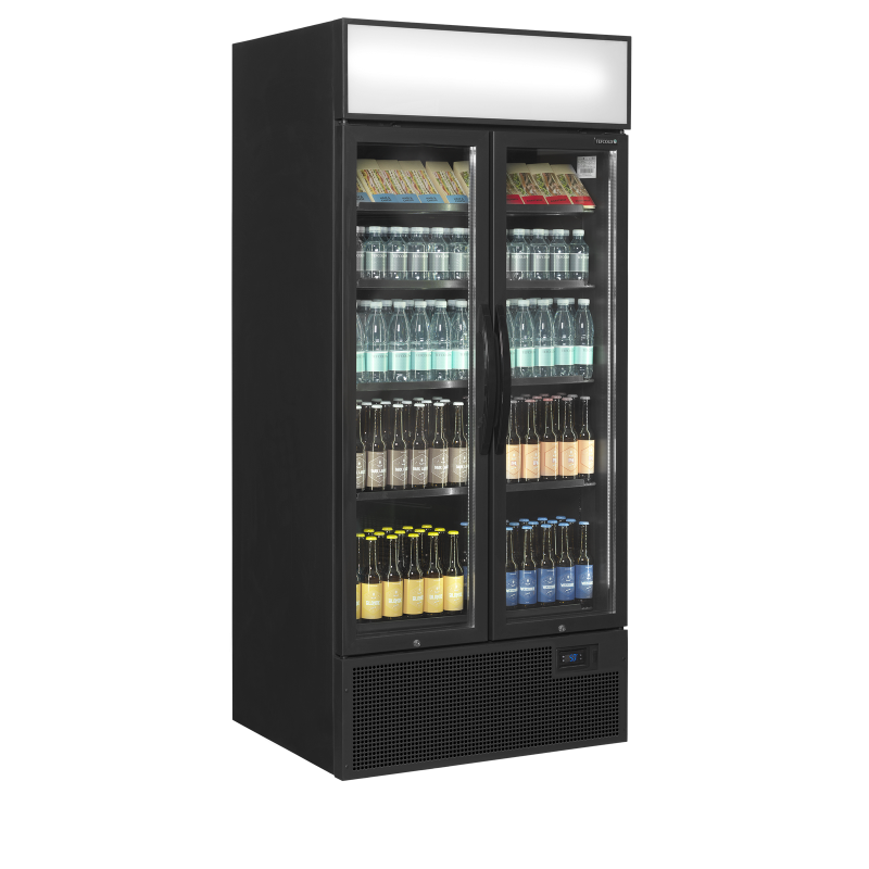 Zwarte koelvitrine FSC891H Black - TEFCOLD - 49271