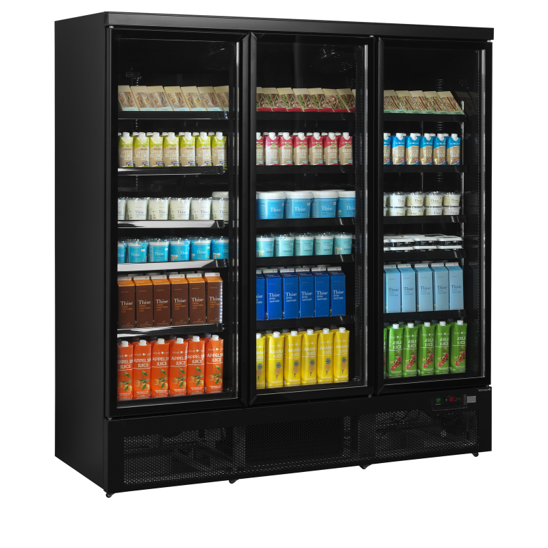 Koelkast met glazen deur Atom Maxi C3DBB - TEFCOLD - 52331