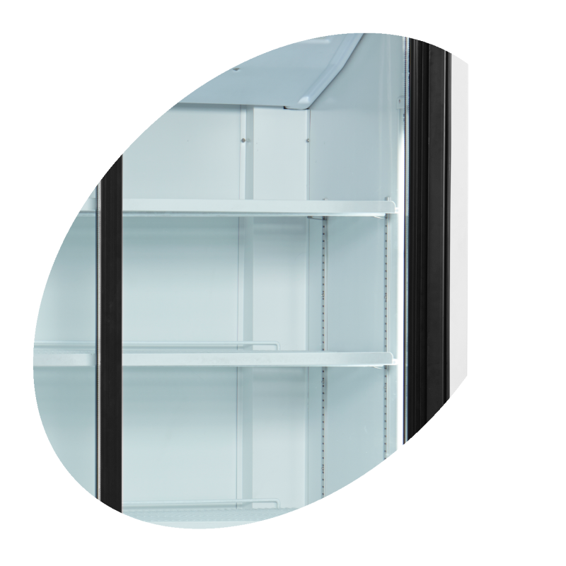 Koelkast met glazen deur FS1002S - TEFCOLD - 15946