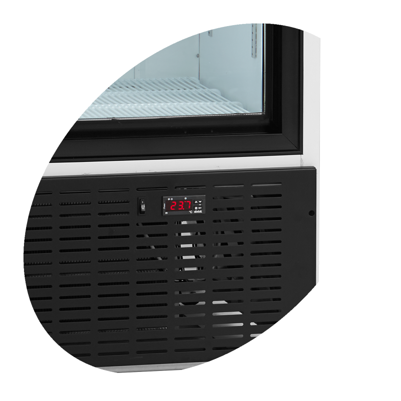 Koelkast met glazen deur FS1002S - TEFCOLD - 15946