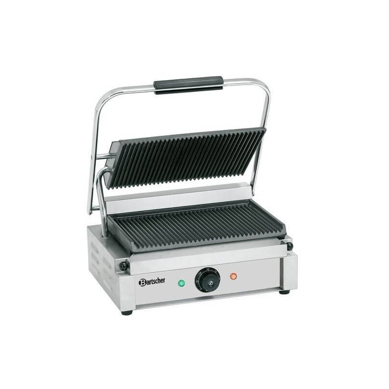 Panini contactgrill 1R-G glad of met sleuven - Bartscher - A150674