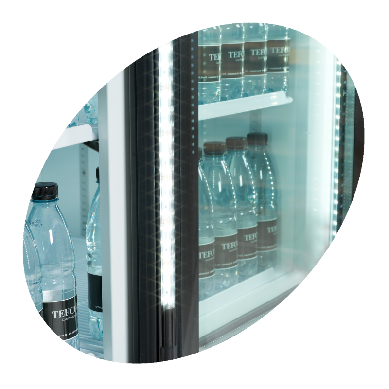 Koelkast met glazen deur FS1600H - TEFCOLD - 15951