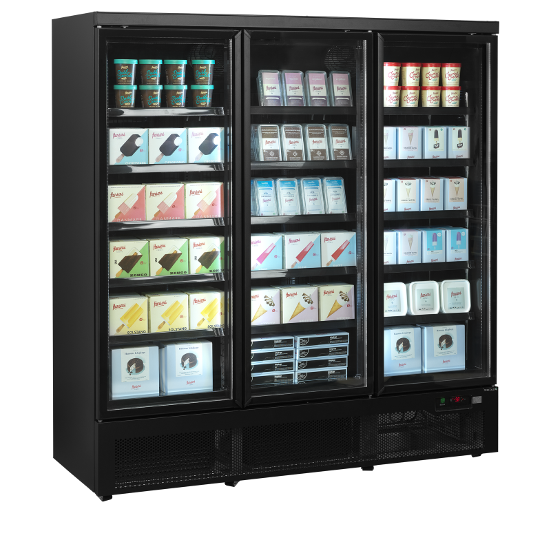 Staande vitrinevriezers Atom Maxi F3DBB - TEFCOLD - 53982