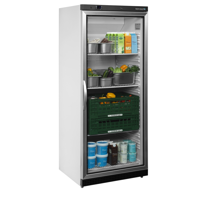 Koelkast met glazen deur GN2/1 UR600G - TEFCOLD - 32945