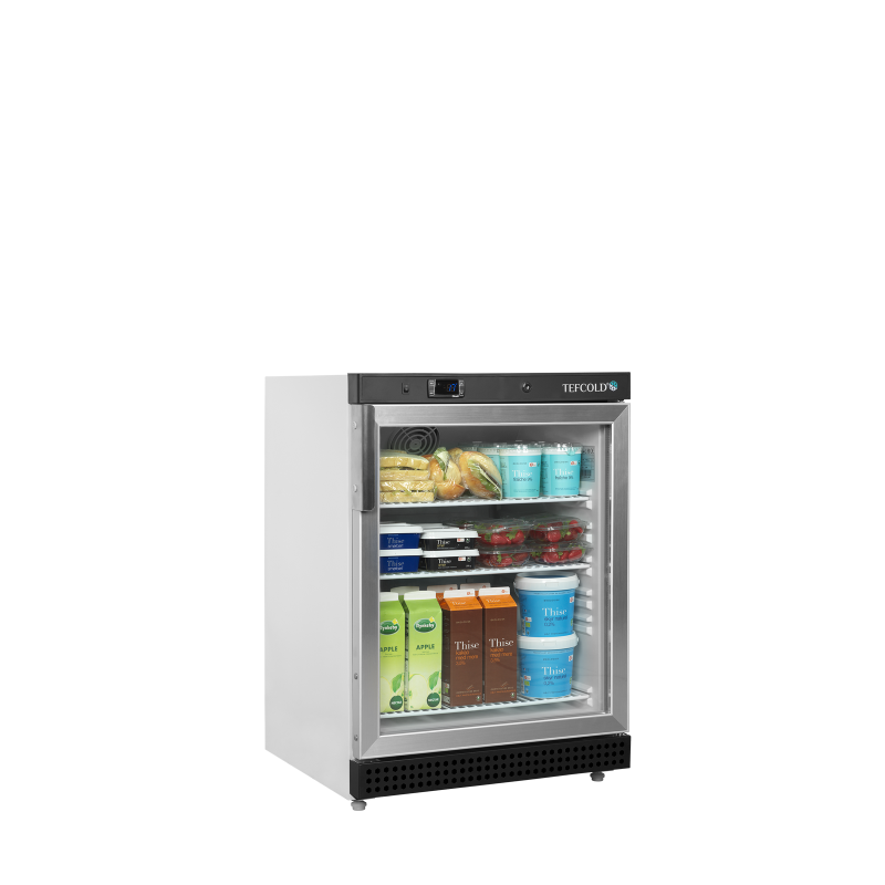 Koelkast met glazen deur UR200G - TEFCOLD - 33849