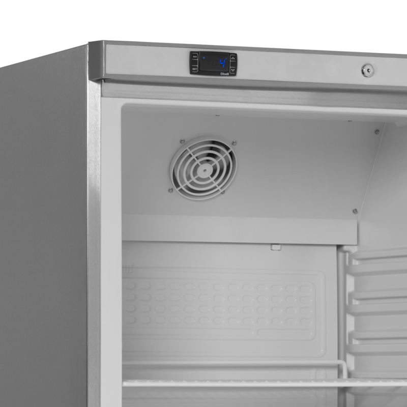 Koelkast met glazen deur UR200SG - TEFCOLD - 33850
