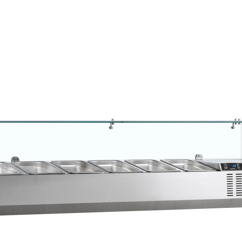 Vitrine r&eacute;frig&eacute;r&eacute;e GN1/4 GVC33-150 - TEFCOLD - 32372